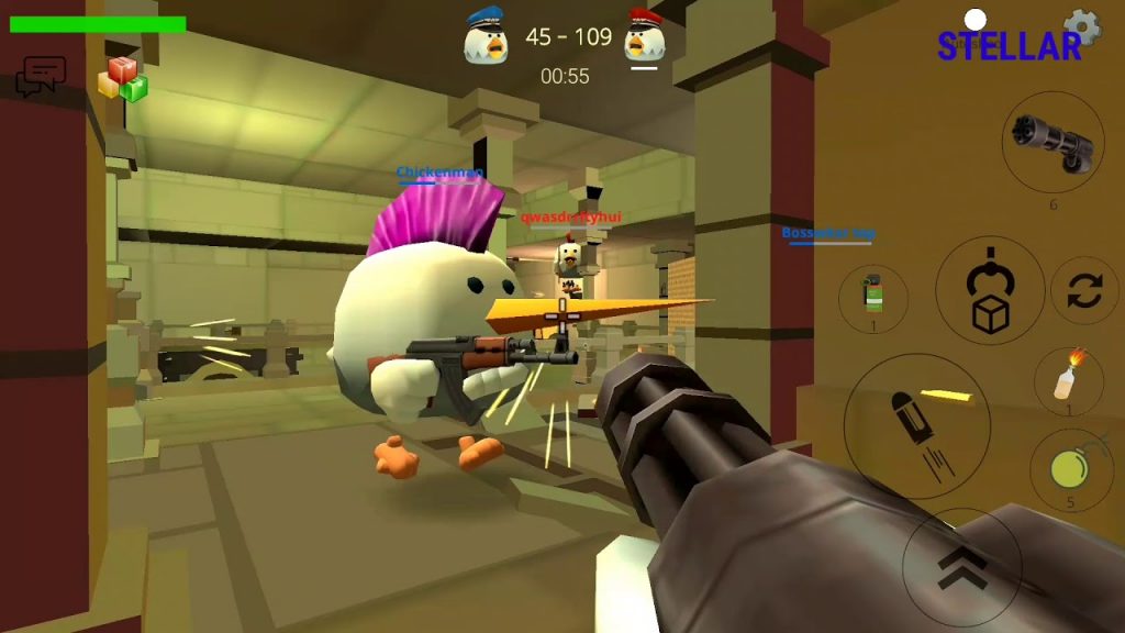 Скачать бесплатно игру Chicken Gun на Android